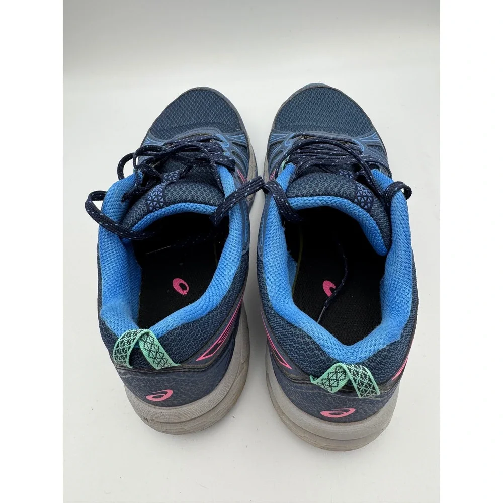 Asics‎ Gel-Venture 7 Womens Running Shoes Navy Blue Pink Teal 1012A476 Size 8.5